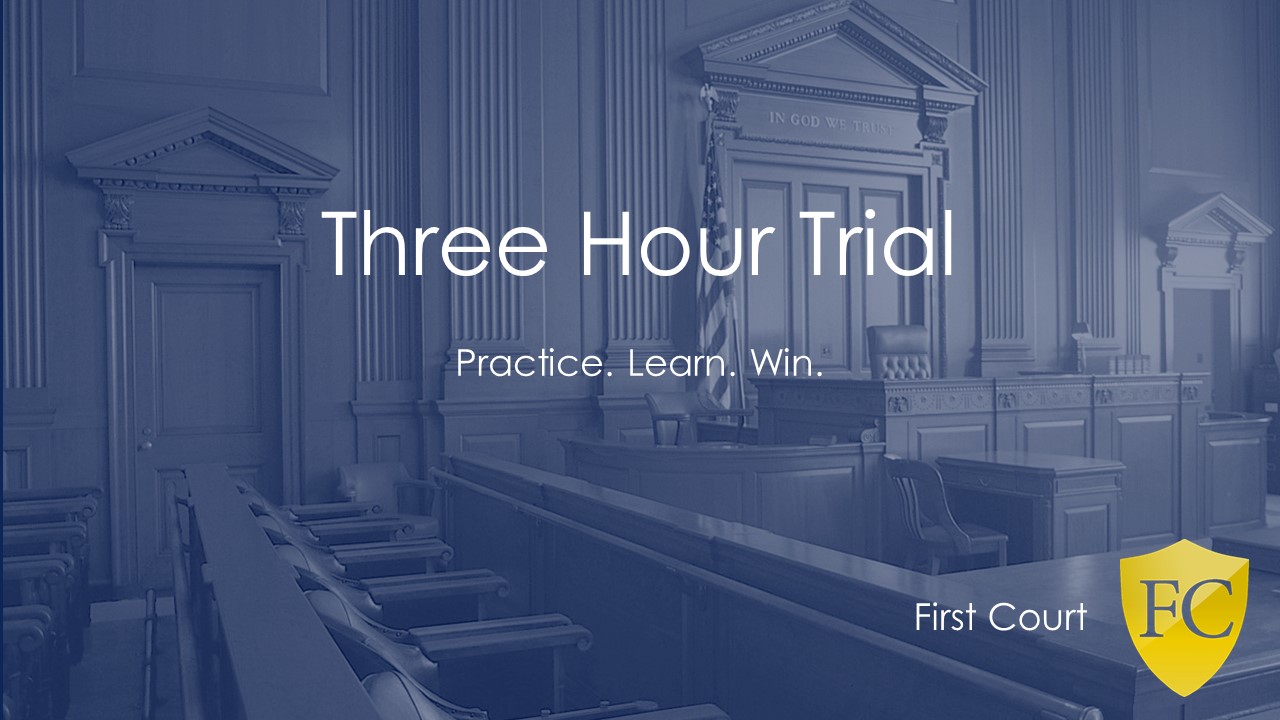Powerful, Costeffective Jury Research Introducing Three Hour Trial by First Court